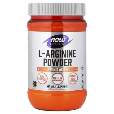 2 X Now Foods, Sports, L-Arginine Powder, 1 lb (454 g)