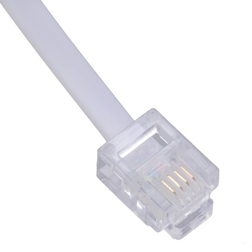 RJ11 Mâle vers Dual UK BT Téléphone Prise Convertisseur D4U83733 - Photo 7/8