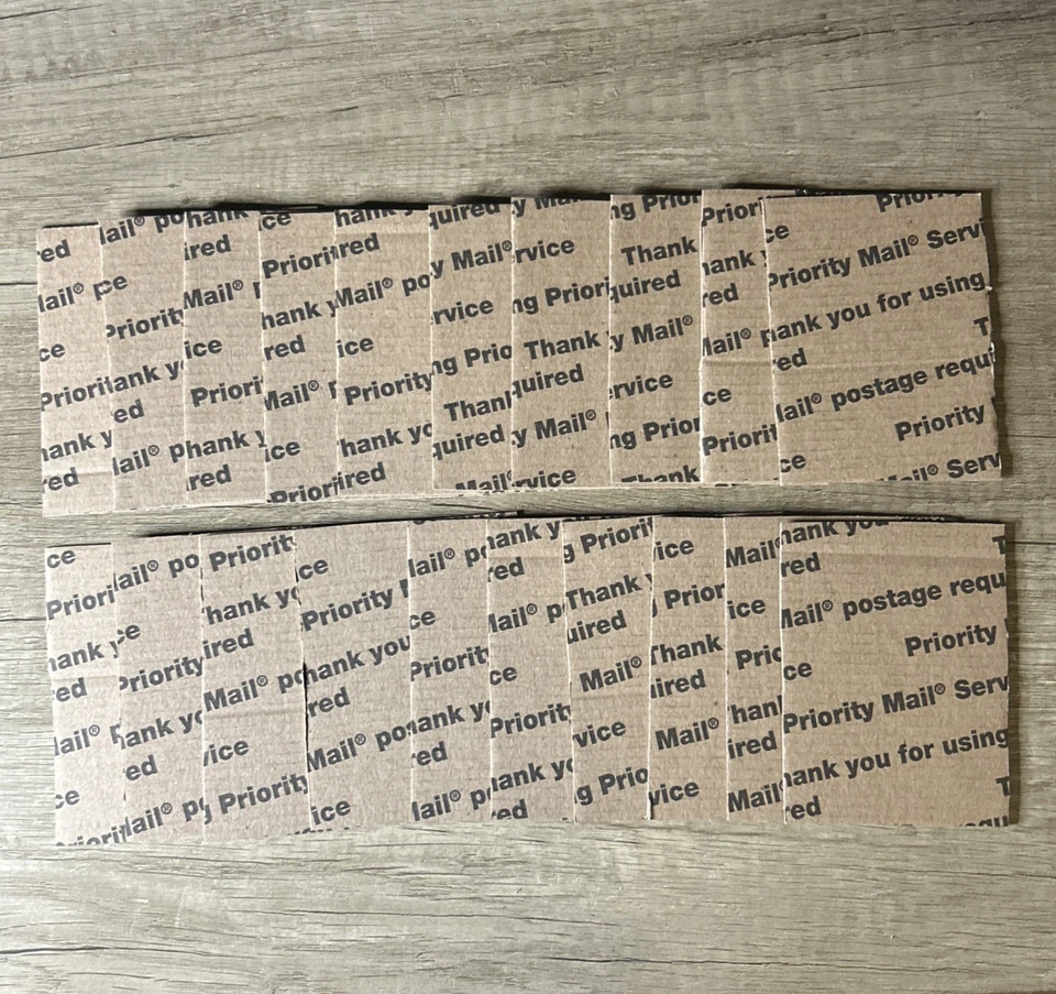 20 Cardboard Corrugated Sleeves 3" x 4” Sports Card Mail Shipping Protectors - Image 3 of 4