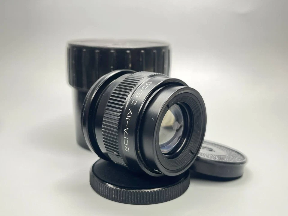 Vega-11U 50 mm f/ 2.8 Lens Copy TESSAR Mount M 39 Vinage Lens - Image 2 of 4