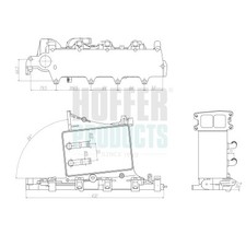 HOFFER Ladeluftkühler VW 2,0 1,6 04L129766AB 04L129766BL