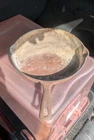 Vintage Griswold No 8 Cast Iron Skillet Small Logo 704 H — Wobbles, No Cracks!