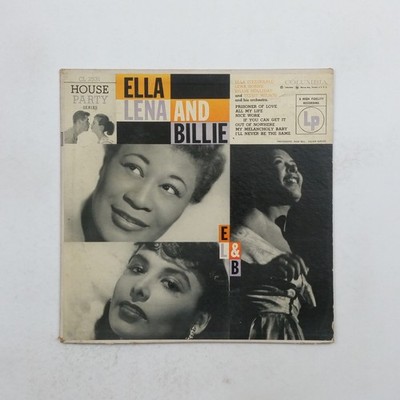 FITZGERALD HORNE HOLIDAY Ella, Lena & Billie CL2531 6i LP 10'' Vinyl VG+nr++ Mono
