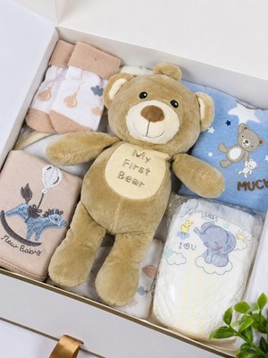 Baby Boy Newborn Gift Set   Complete Baby Essentials Gift Box