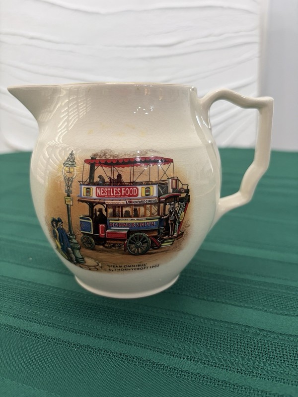 Antique Sandland Pitcher Steam Omnibus Thornycroft 1902 Impressed #1399 England