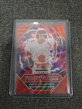 2020 Panini Prizm Draft Picks - Fireworks David Calabrese #PDP183 Red Mojo Prizm