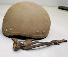 Shorty Caliente Mchal Jockey Helmet Tan