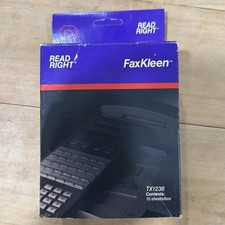Read Right FaxKleen Vintage New Fax Machine Cleaner