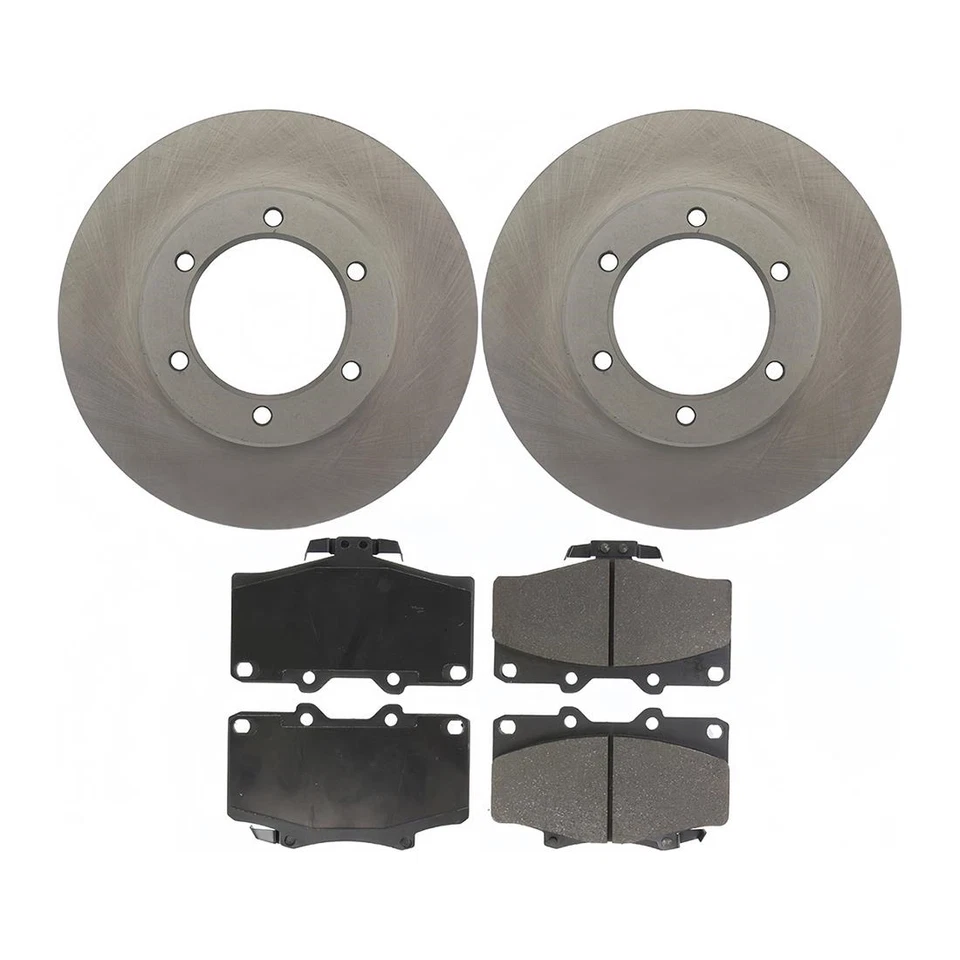 Pastillas de freno delanteras y rotores para Toyota T100 4x4 1998 1997 1996 1995 1994 1993 Foto 3 de 3