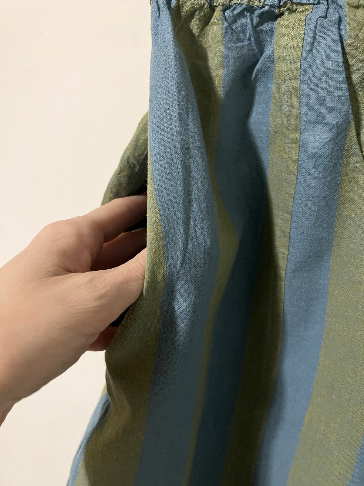 Beyond Nine Mabel Willow Stripe Pants US XS 1-2 Blue