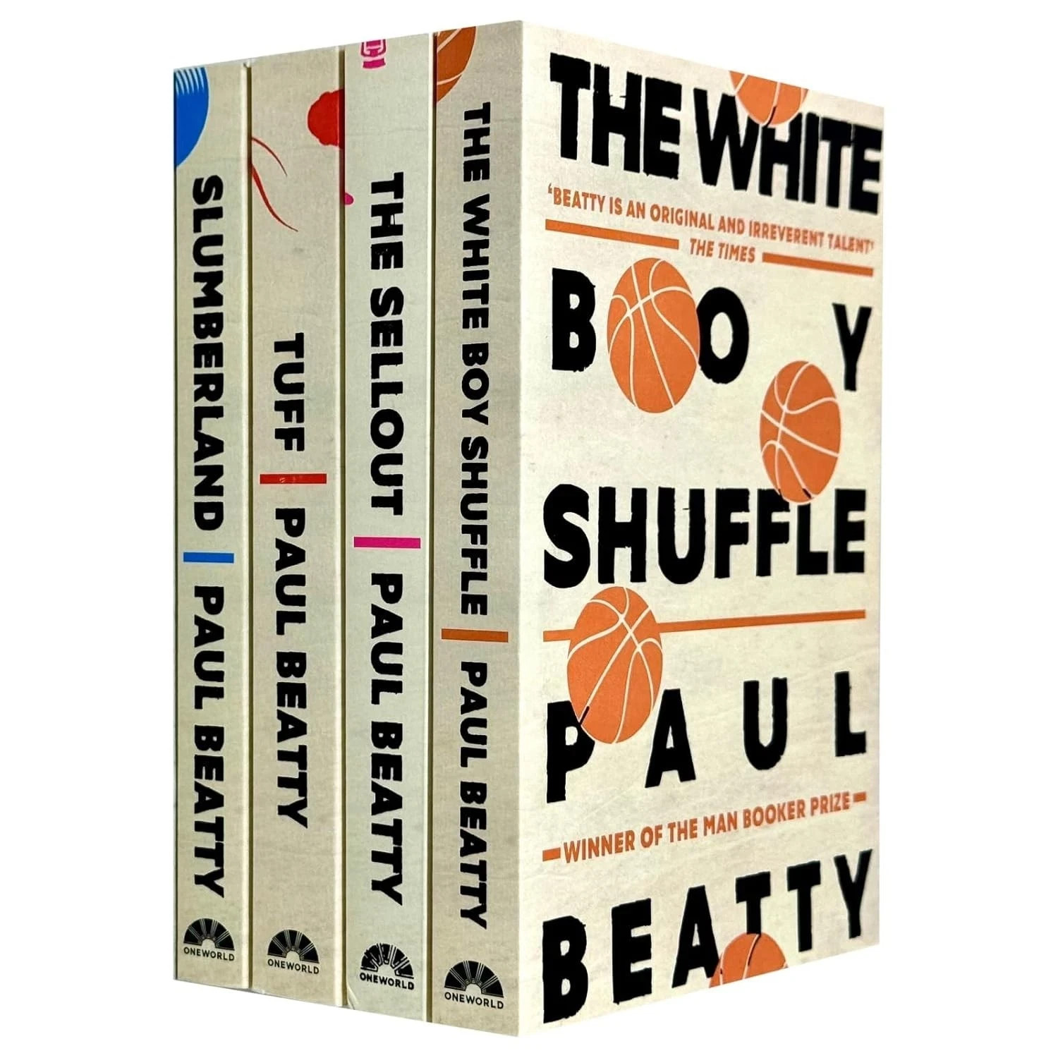Paul Beatty 4 Books Collection Set White Boy Shuffle,Slumberland,Tuff,Sellout