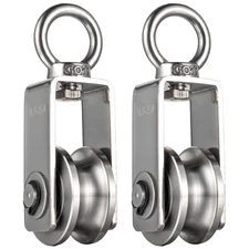Cable Pulley Wheel Stainless Steel, Bearing Inside, Rope Pulley for Pulley Syste