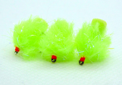 3 Trout Key Lime Pie Egg It FABs Größe 10 Fliegen ohne Widerhaken 2048