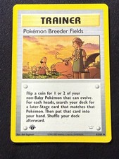 Pokémon Breeder Fields - 1st Edition - 62/64 Neo Revelation - Pokémon TCG - 2001 on eBay