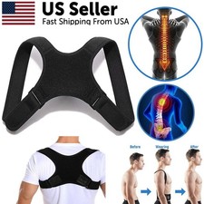 Posture Corrector-Back Brace for Men and Women- Fully Adjustable Straightener US