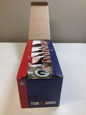 Green Bay Packers Logo NFL Silicone Bracelets Wristbands Box Of 30 Glow Dark