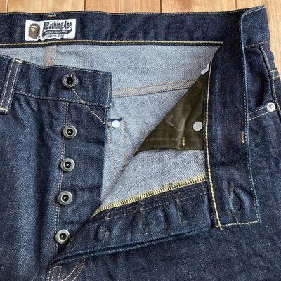 a bathing ape デニムショーツ NIGO BAPE BAPE College Logo Denim Shorts a bathing ape NIGO Size XL | eBay