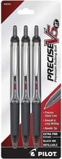 PILOT Precise V5 RT Refillable Retractable Liquid Ink Rolling Ball Pens, Extra