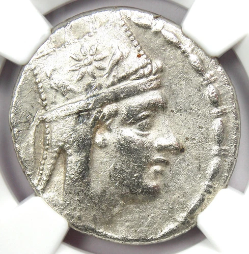 Tigranes II AR Tetradrachm Kings of Armenia Silver Coin 95-56 BC - NGC Choice XF