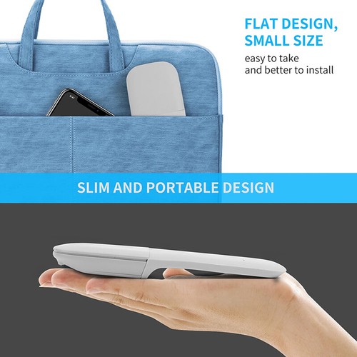 Bluetooth 4.0 Folding Wireless Silent Mouse Mini Mice For Microsoft SurfaceU!YA - Picture 6 of 10