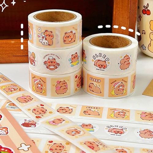 Capybara Sticker Cute Waterproof Graffiti Aesthetic Decorative Stickers - Picture 2 of 16