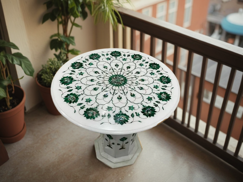 Stone Plus India Marble Inlay Tabletop/stone coffee table/ marble inlay tabletop - Picture 2 of 8