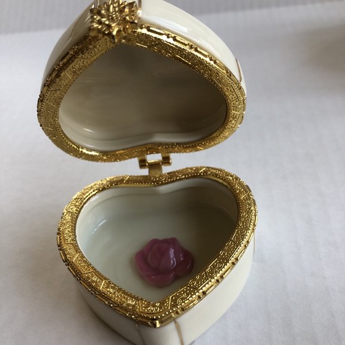 Treasures Of The Heart Trinket Box Stash Exclusive Edition Hinged LENOX - Picture 7 of 9