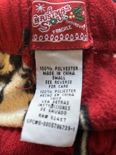 A Christmas Story Ralphie 'You'll Shoot Your Eyes Out' Boys Small Pajamas - Picture 7 of 10