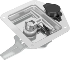 1pc Stainless Steel Truck Tool Box Replacement T-Handle Latch w/Key Trailer Lock