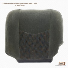 2005 2006 Chevy Silverado Ls Lt Z71 Driver Side Bottom Cloth Seat Cover Drk Gray