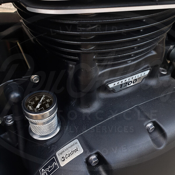 Triumph Oil Thermometer Gauge Cap Bonneville T100 T120 Street Bobber