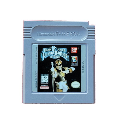Mighty Morphin Power Rangers Original Nintendo Gameboy Game Tested