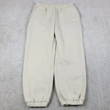 COMFRT Signature Sweatpants Joggers Womens L Beige Thick Heavy Warm Comfort Soft