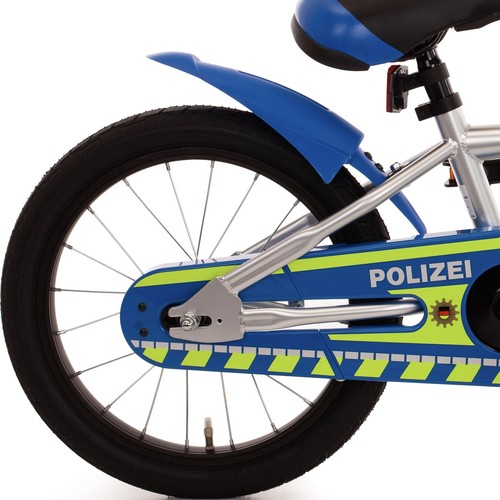 Polizei Kinderfahrrad 16 Zoll Fahrrad für Kinder Junge Mädchen Kinderrad Blau - Bild 4 von 4