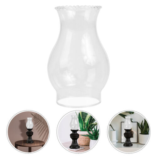  Pantalla de lámpara de vidrio decoración taza transparente accesorios blancos lámpara de pared - Imagen 1 de 7