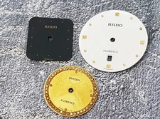 Lot 3 Dial RADO Florence diastar mens womens Wrist Watch