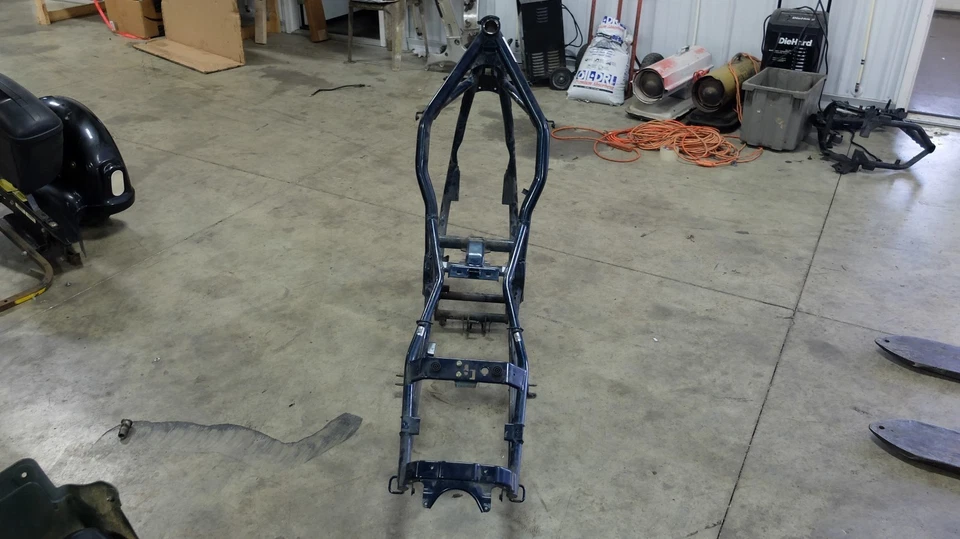 93 Yamaha XJ600s XJ 600 S Seca II 2 Diversion Frame Chassis Foto 4 de 4