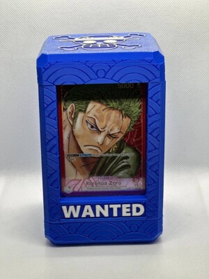 Deckbox ''One Piece'' mit Würfelhalter, Slot für Leader und Don - Blau