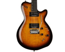 Godin Lgxt Electric Guitar - Cognac Burst Aa Flame Top - Used