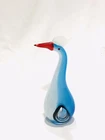 Vtg Mid Century Italian Murano Art Glass Bird Sculpture Italy