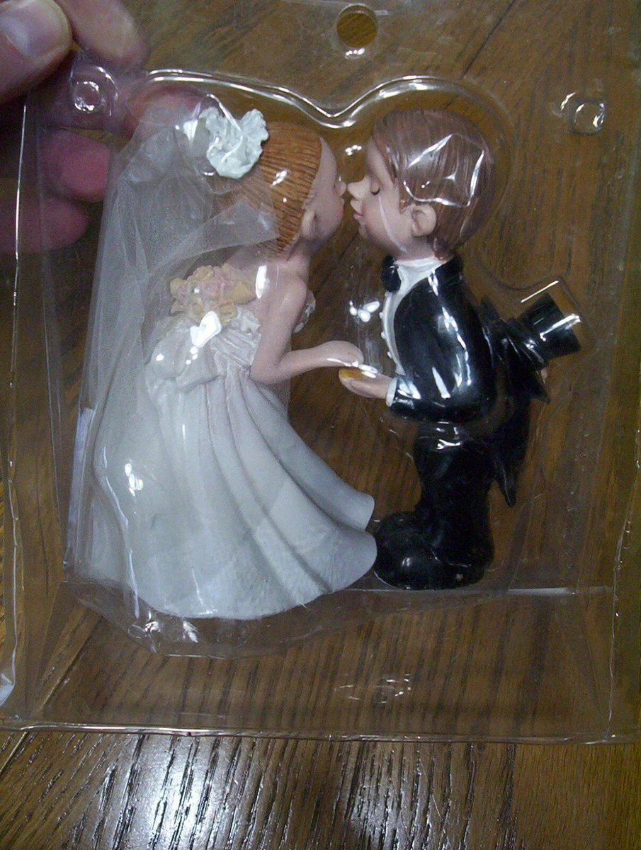 Kids Kissing Wedding Cake Topper by Hobby Lobby Cute in Pkg eBay
