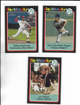 2020 Topps Heritage FLASHBACKS Pick-A-Card Don Sutton Bob Gibson Willy Wonka