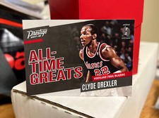 2017-18 Prestige Basketball CLYDE DREXLER All-Time Greats Insert #18 Blazers