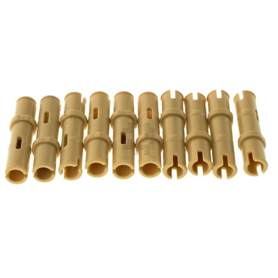 Lego 6321305 Technic 3M Connector Peg, Brick Yellow, 10-Pack