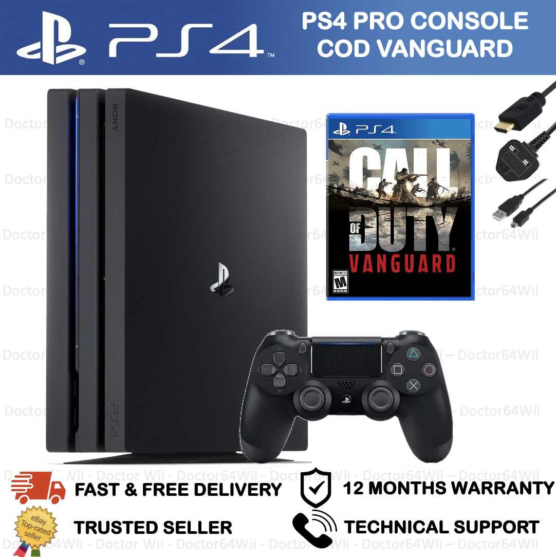 SONY PLAYSTATION 4 PRO 1TB PS4 PRO - CHOOSE YOUR BUNDLE - BLACK