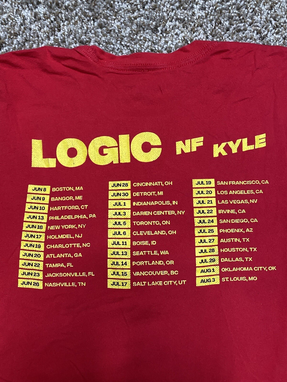 Logic Shirt Men Sz Small W/ NF Kyle The Bobby Tar… - image 9