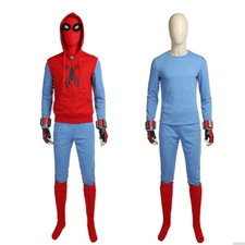 Adult Spider Parker Jumpsuit Cosplay Costume Halloween Outfit Party Bodysuit