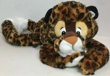 Rhode Island Novelty Plush Leopard Hook & Loop Paws 34" Loose Stuffed