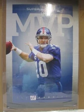 Super bowl XLII MVP NFL Eli Manning NY poster football 2008  20709