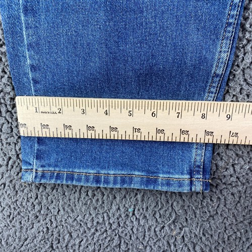 Levi's 505 Regular Fit Jeans Pants Mens 36x32 Straight Leg Stretch Medium Wash - Picture 10 of 11